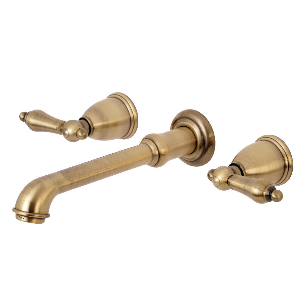 Kingston Brass KS7126AL 8-Inch Center Wall Mount Bathroom Faucet