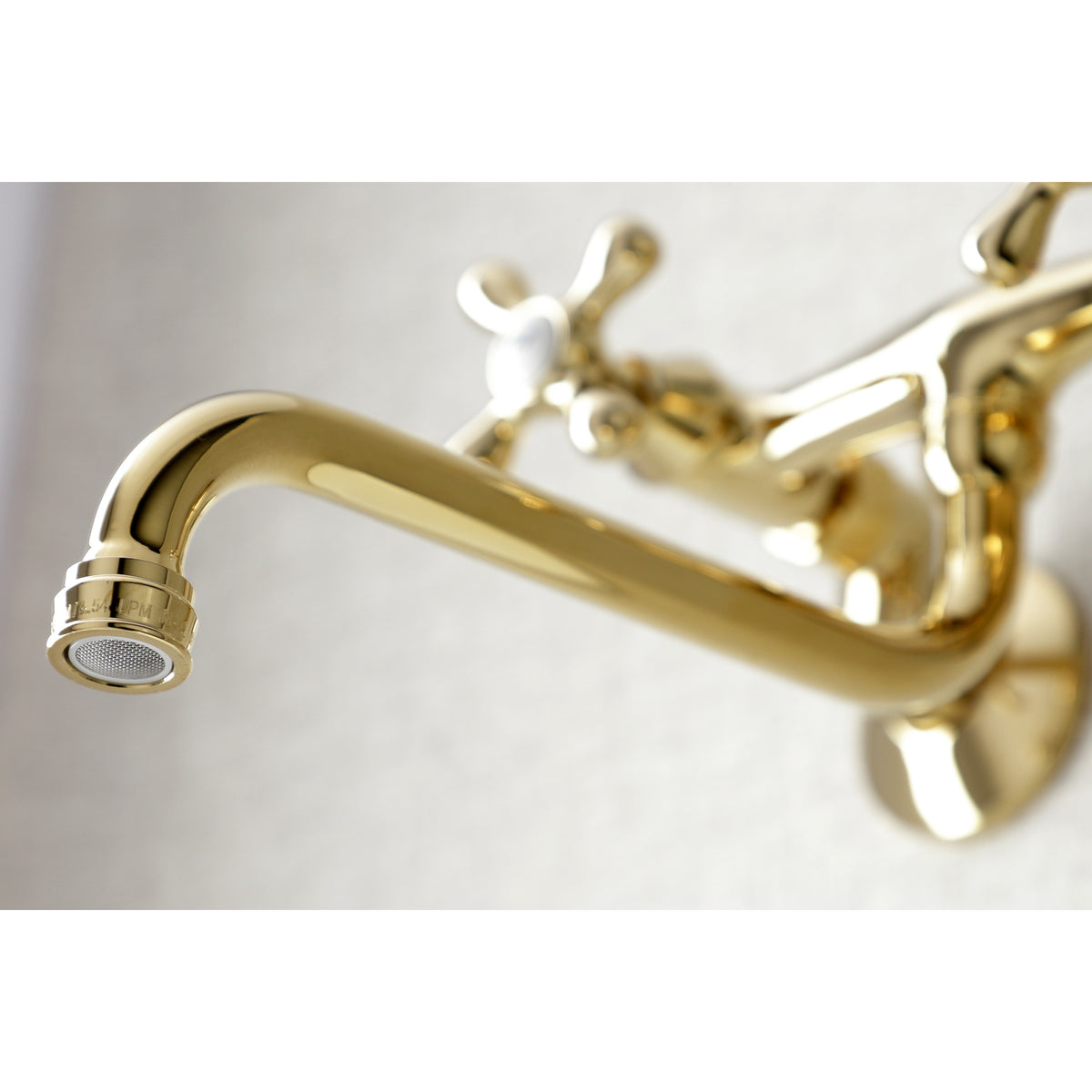 Kingston Brass KS215SN Kingston Two Handle Wall Mount Bathroom Faucet
