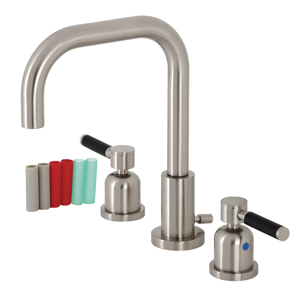 Kingston Brass FSC8930DKL Kaiser Widespread Bathroom Faucet with Brass Pop-Up