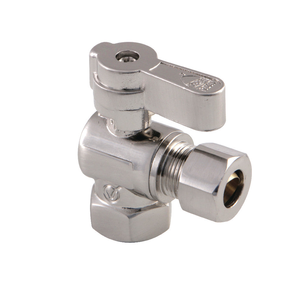 Kingston Brass 3/8&quot; FIP X 3/8&quot; OD Comp Angle Stop Valve