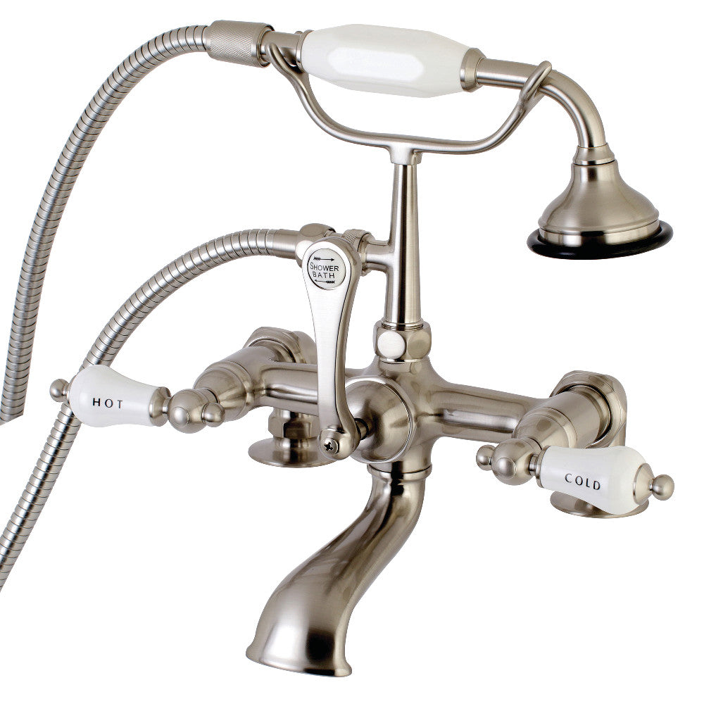Aqua Vintage 7-Inch Tub Faucet with Hand Shower