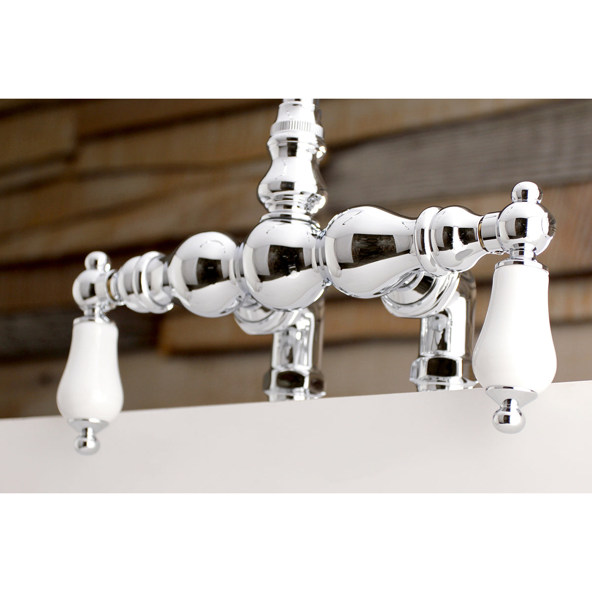 Auqa Vintage 3-3/8-Inch Deck Mount Tub Faucet