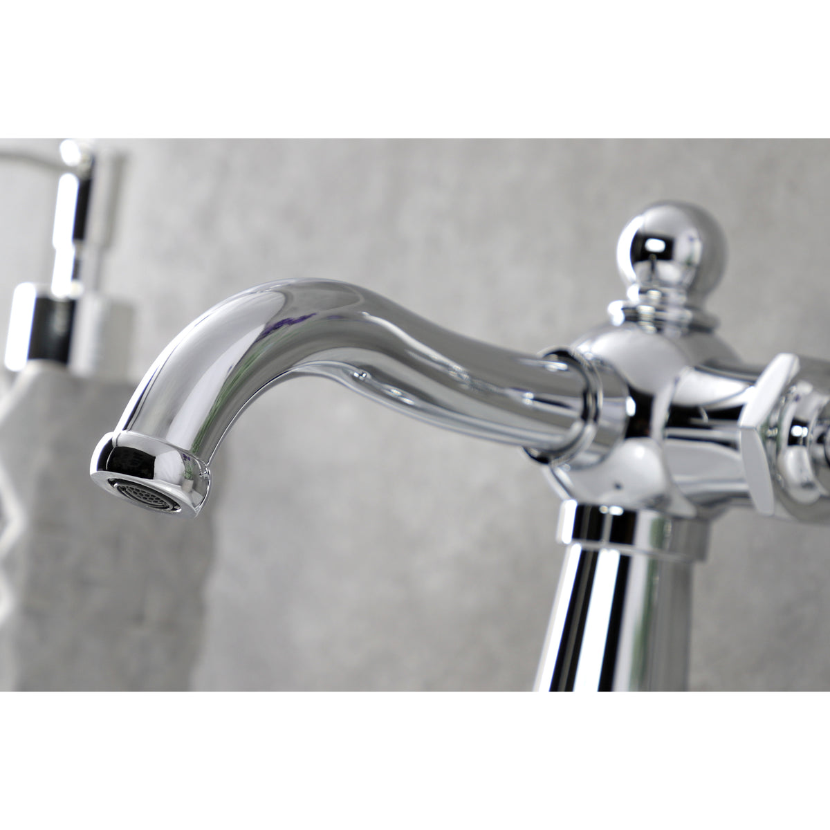 Kingston Brass KS154BXPN Nautical Single-Handle Bathroom Faucet with Push  Pop-Up, Polished Nickel 並行輸入品 浴室、浴槽、洗面所