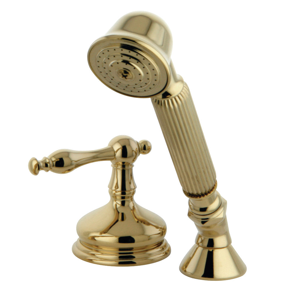 Kingston Brass Deck Mount Hand Shower with Diverter for Roman Tub Faucet