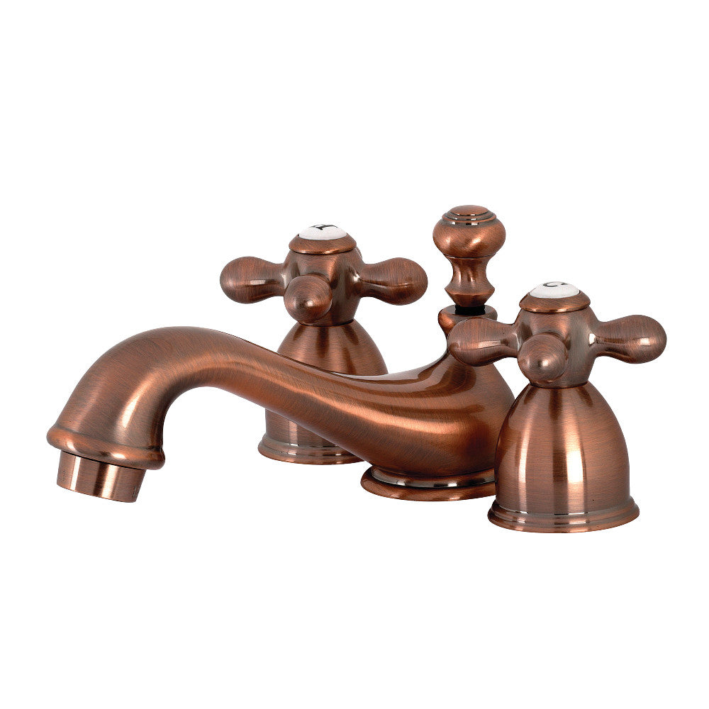 Kingston Brass KS3952AX Restoration Mini-Widespread Bathroom Faucet