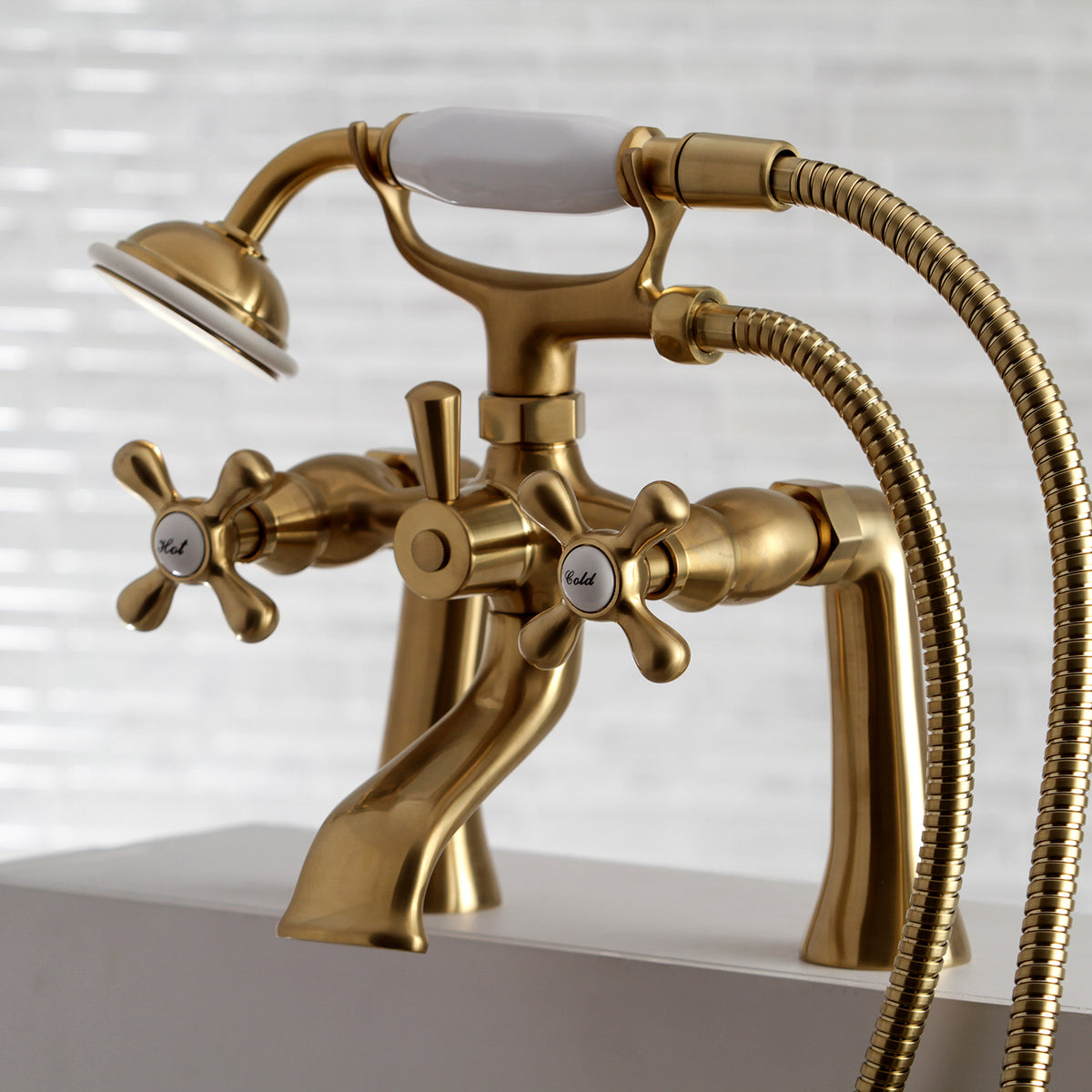 Kingston Clawfoot Tub Faucet with Hand Shower