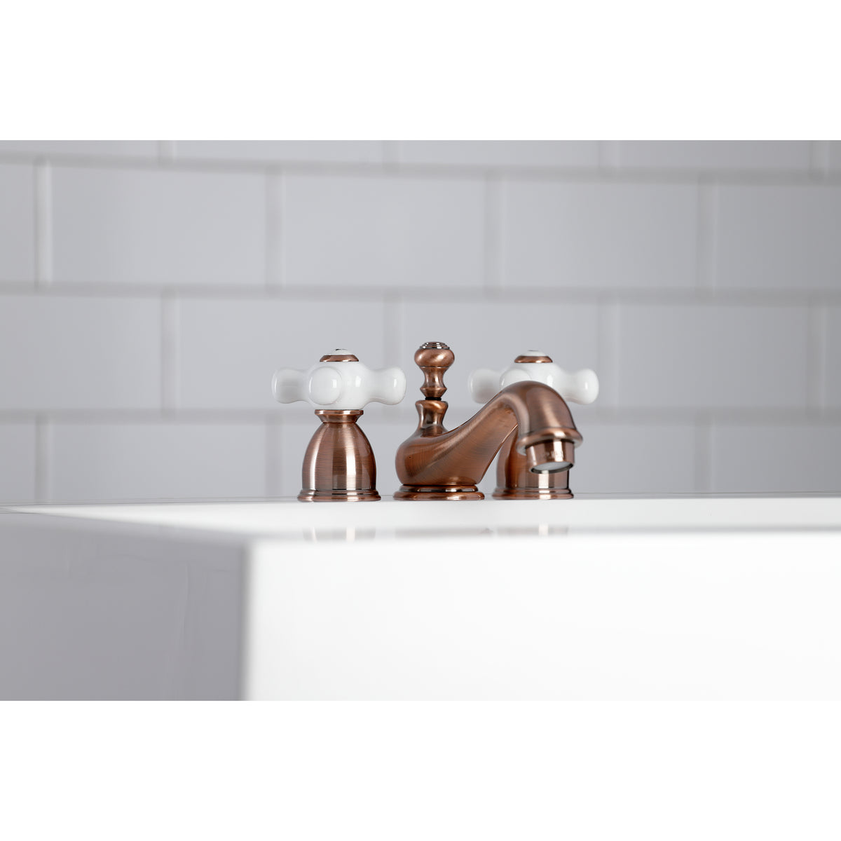 Kingston Brass KS3958PX Mini-Widespread Bathroom Faucet