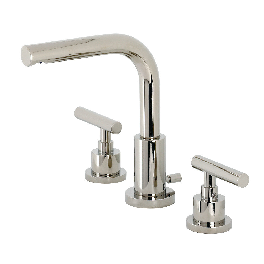 Kingston Brass FSC8955CML Manhattan Widespread Bathroom Faucet with Brass Pop-Up