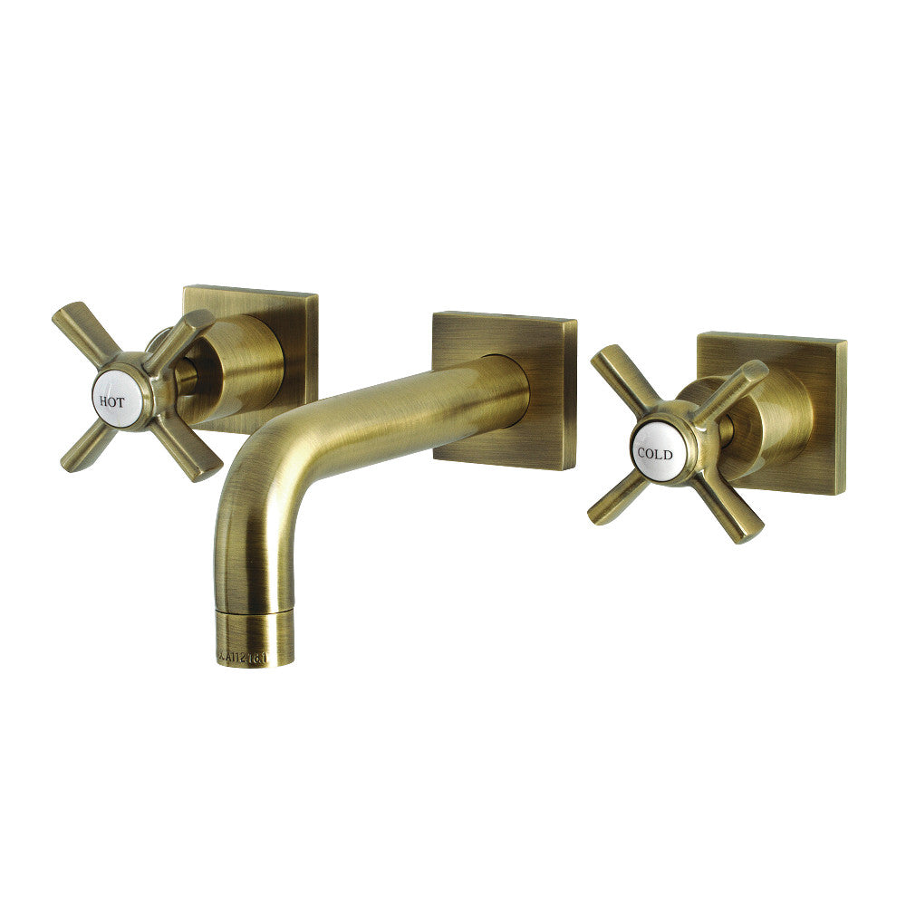 Kingston Brass KS6126ZX Millennium Two-Handle Wall Mount Bathroom Faucet