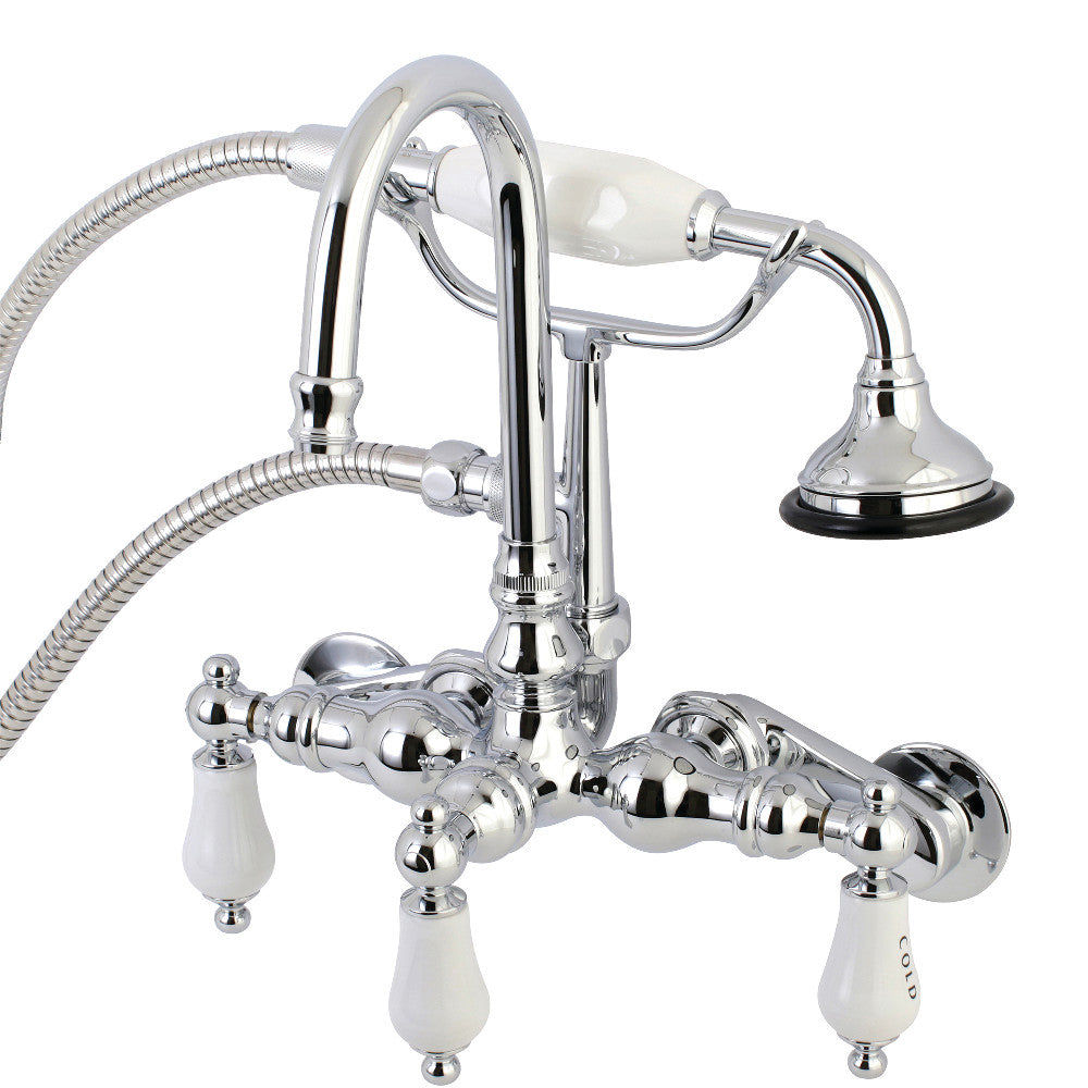 Aqua Vintage Wall Mount Clawfoot Tub Faucets