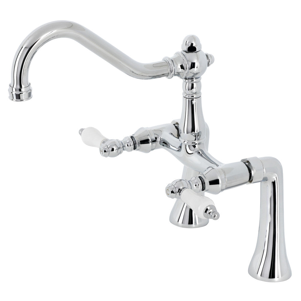 Restoration Deck Mount Clawfoot Tub Faucet
