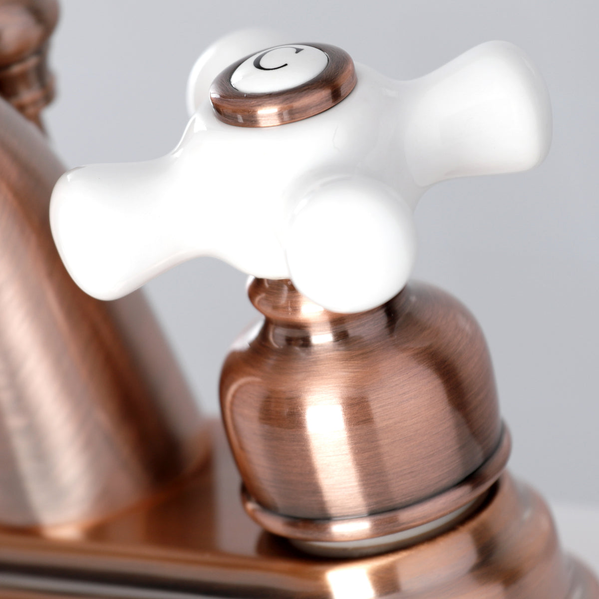 Kingston Brass KB5613PX Restoration 4 in. Centerset Bathroom Faucet