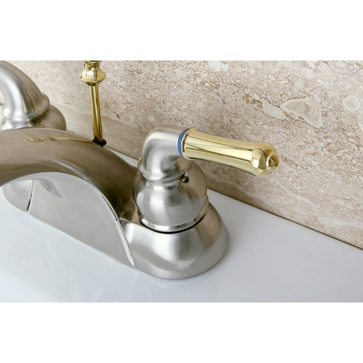 Kingston Brass KB2628 4 in. Centerset Bathroom Faucet