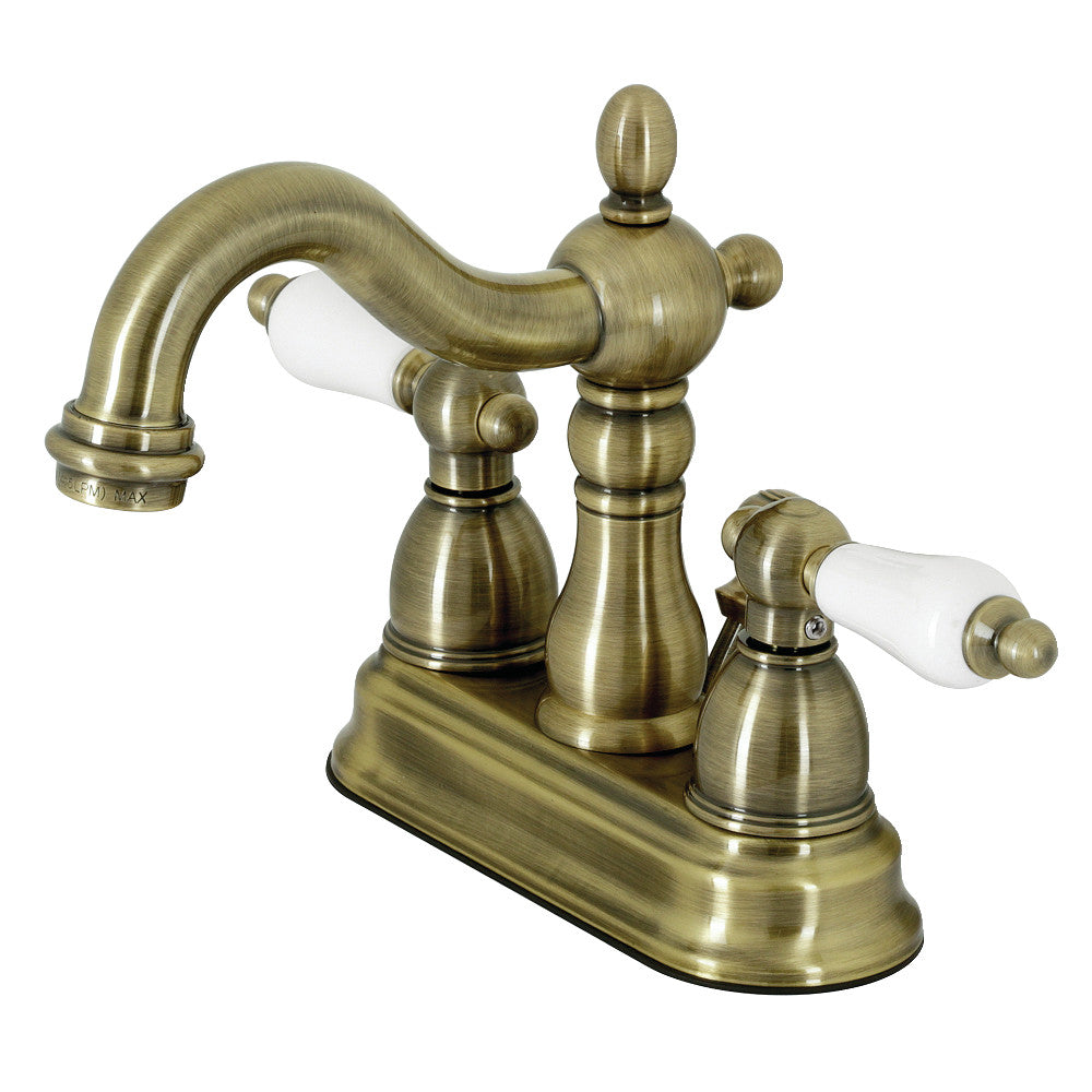 Kingston Brass KB1606PL Heritage 4 in. Centerset Bathroom Faucet
