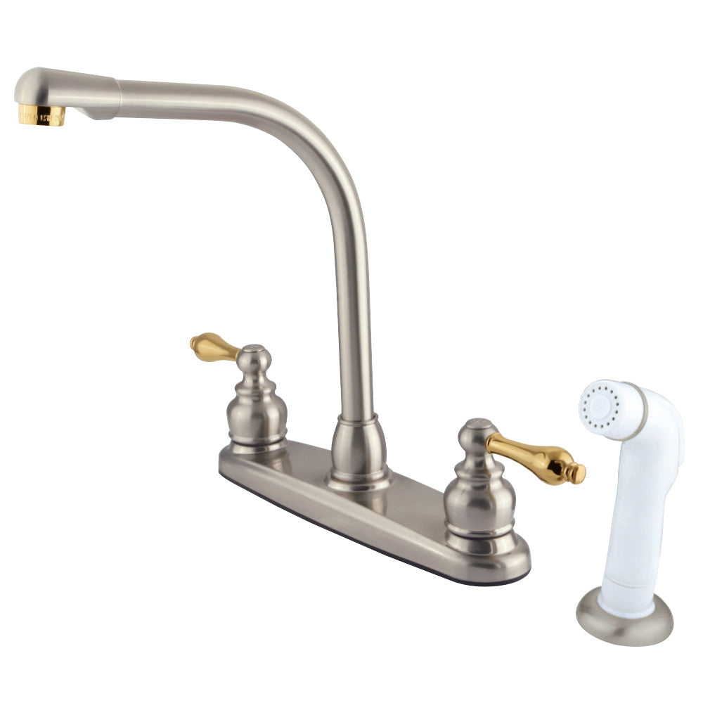Kingston Brass GKB711AL Victorian Centerset Kitchen Faucet