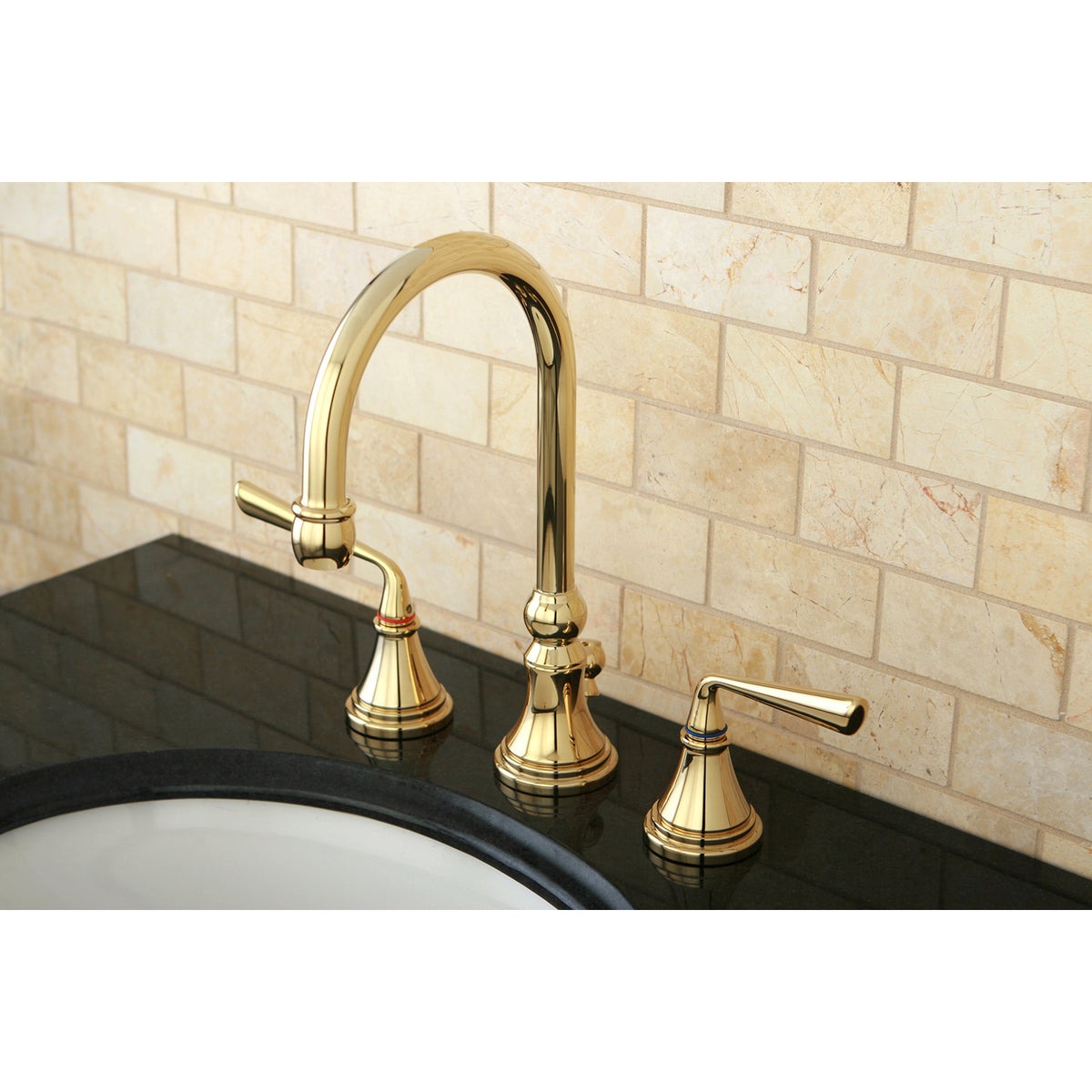 Kingston Brass KS2982ZL 8 in. Widespread Bathroom Faucet