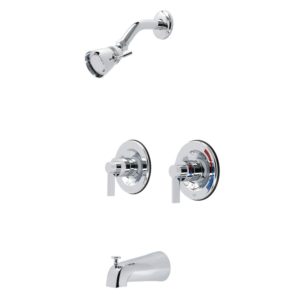 NuvoFusion Two-Handle Tub and Shower Faucet with Volume Control