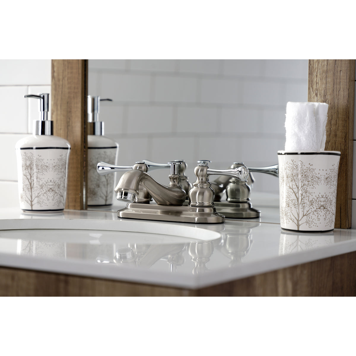 Kingston Brass KB604BL 4 in. Centerset Bathroom Faucet