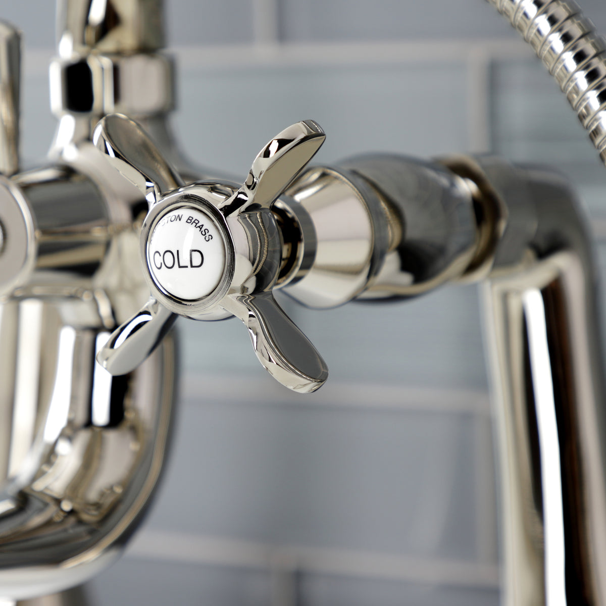 Essex Deck Mount Clawfoot Tub Faucet with Hand Shower