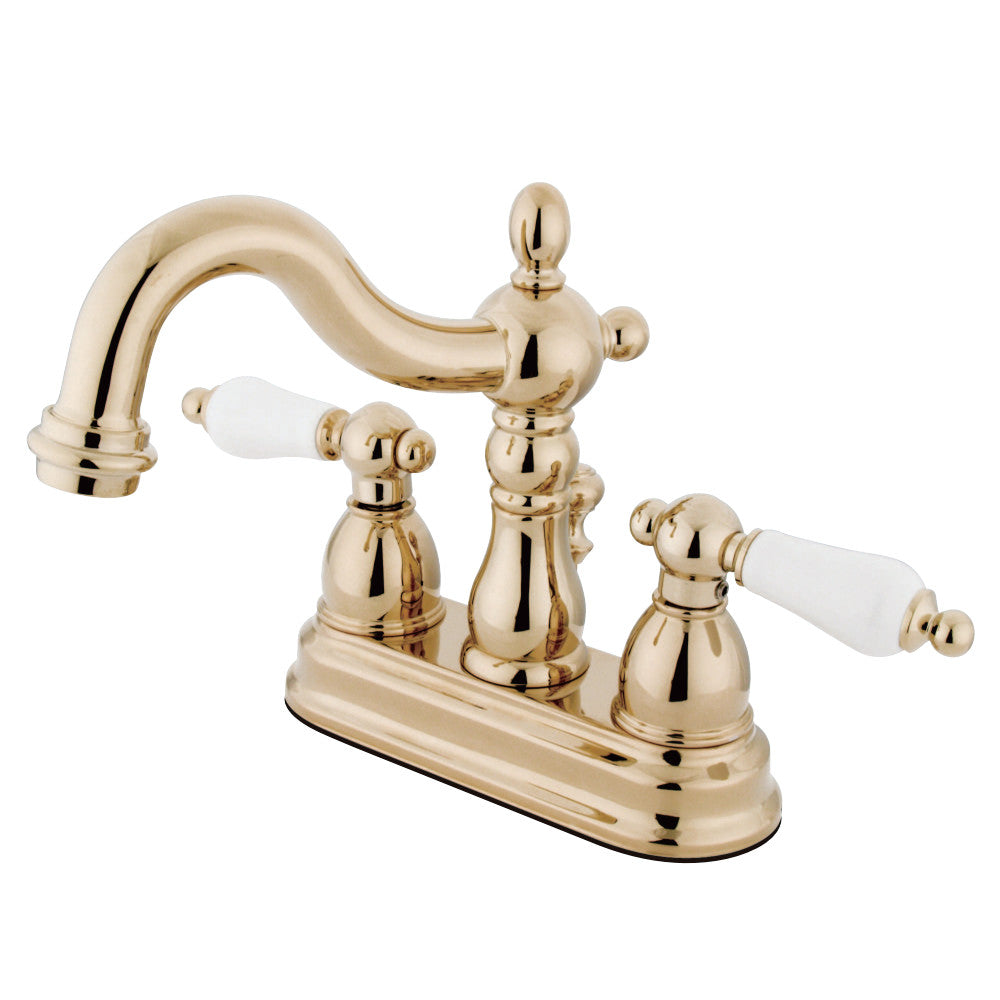 Kingston Brass KB1606PL Heritage 4 in. Centerset Bathroom Faucet
