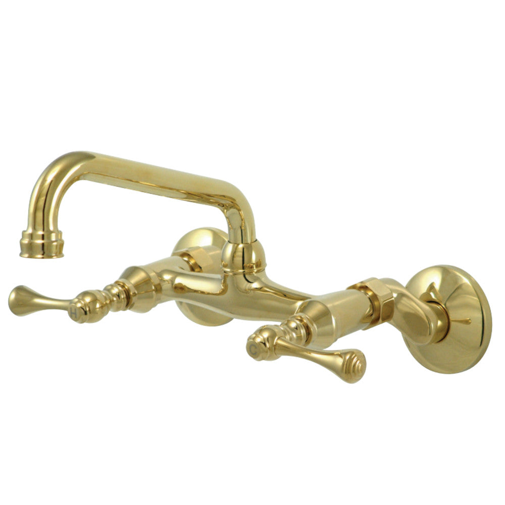 Kingston Brass KS313SB Kingston Two Handle Wall Mount Kitchen Faucet