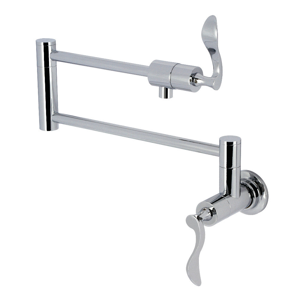 Kingston Brass KS4108CFL Century Wall Mount Pot Filler