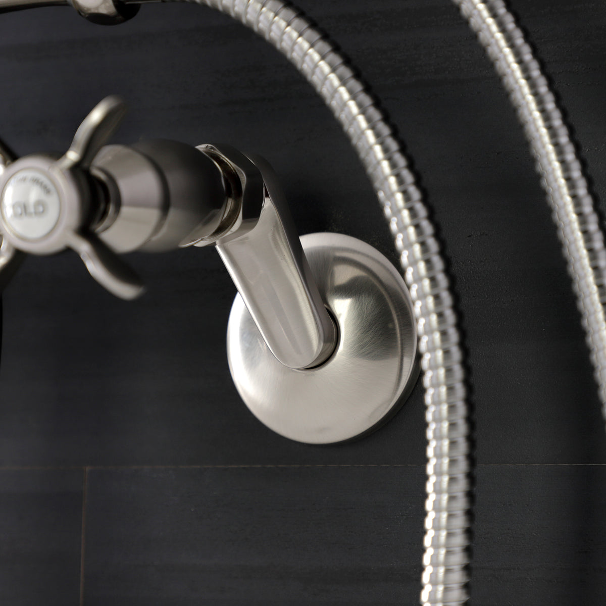 Essex Wall Mount Clawfoot Tub Faucet with Hand Shower