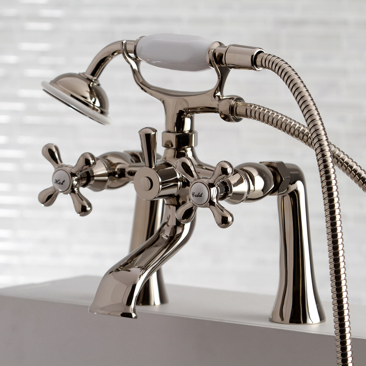 Kingston Clawfoot Tub Faucet with Hand Shower