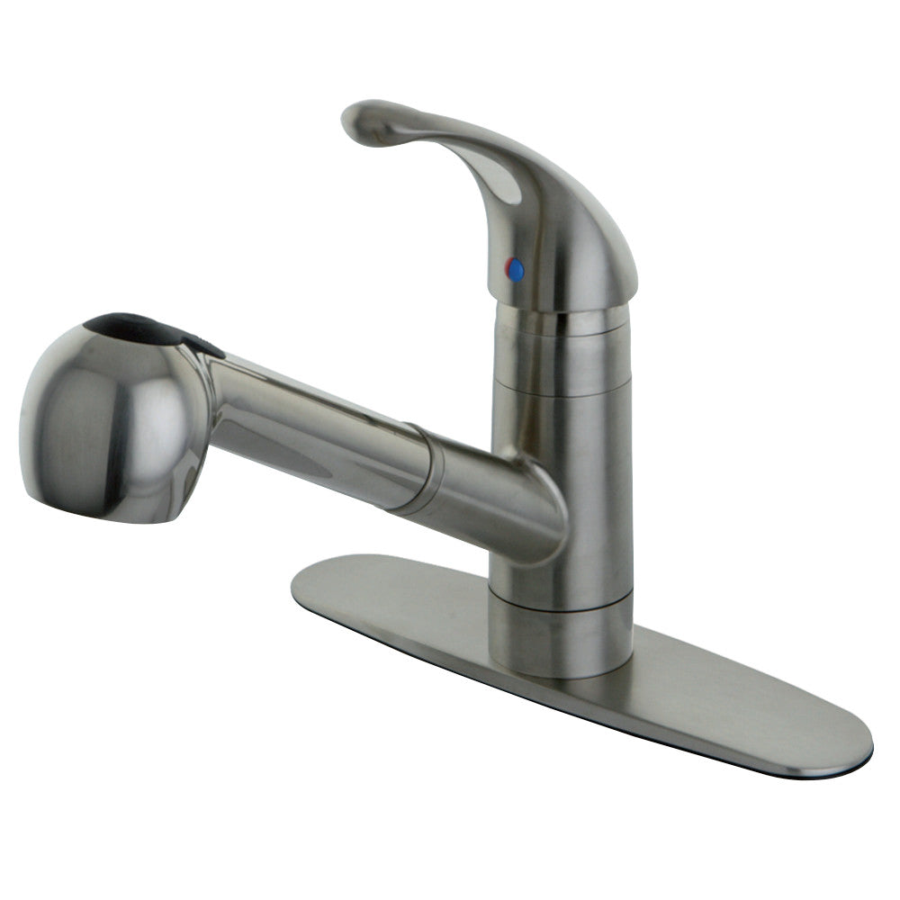 Gourmetier GSC888NCLSP Century Single-Handle Kitchen Faucet with Pull-Out Sprayer