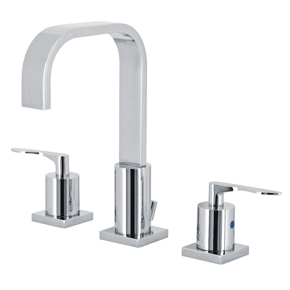Kingston Brass FSC8961SVL Serena Widespread Bathroom Faucet with Pop-Up Drain