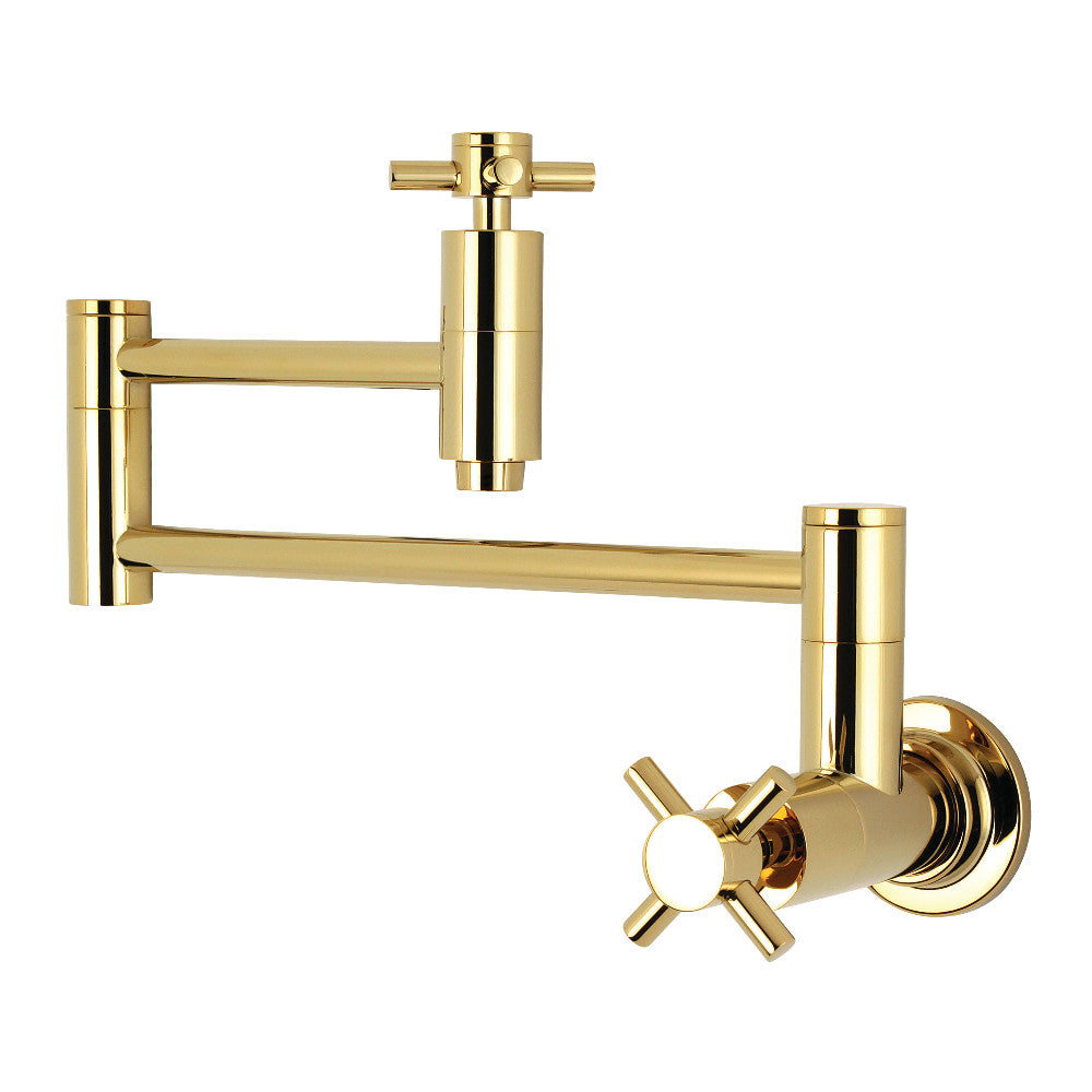 Kingston Brass KS8101DX Concord Wall Mount Pot Filler Kitchen Faucet