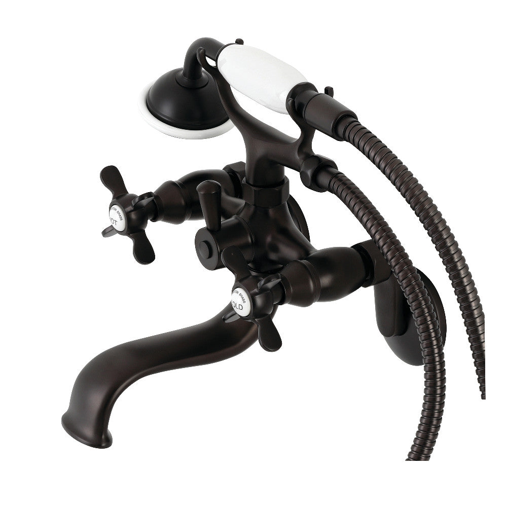 Essex Wall Mount Clawfoot Tub Faucet with Hand Shower