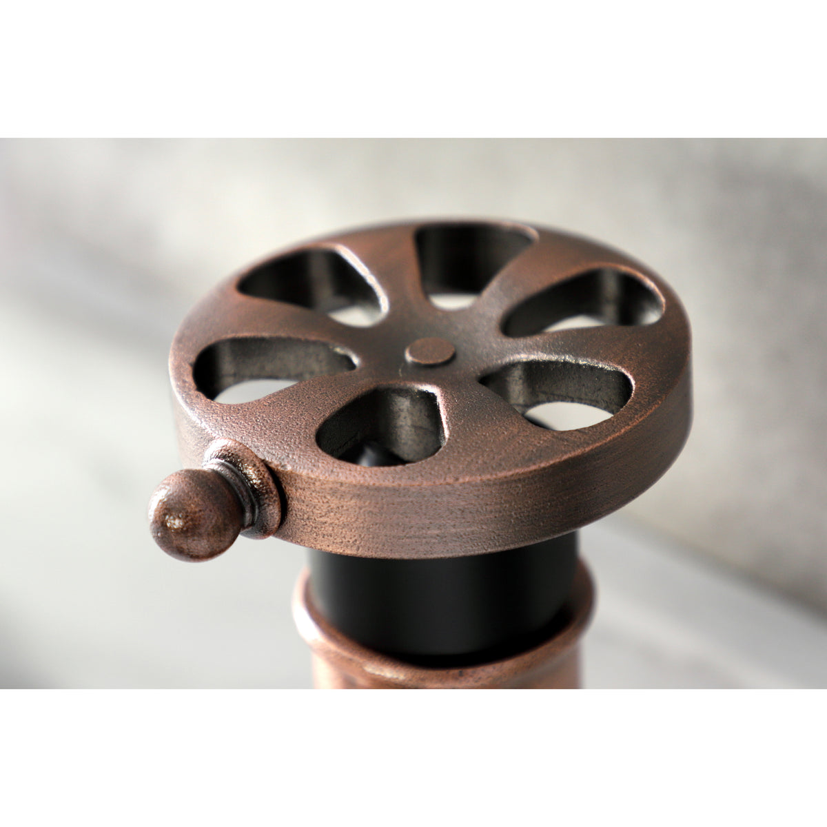 Kingston Brass KSD2824RX Belknap Single-Handle Bathroom Faucet with Push Pop-Up