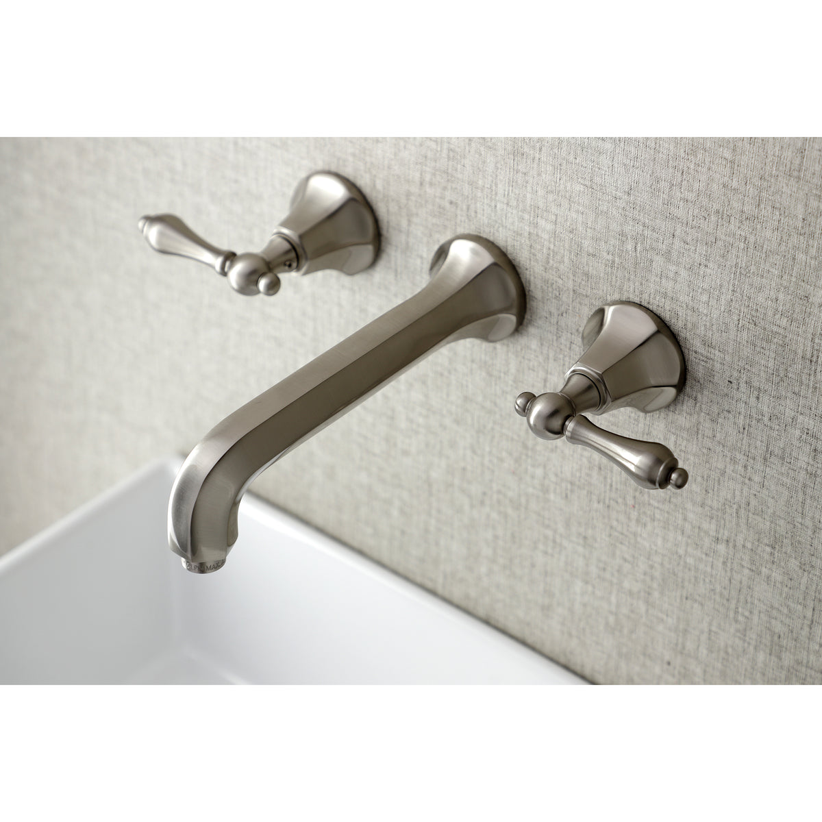 Kingston Brass KS4128AL Metropolitan 2-Handle Wall Mount Bathroom Faucet