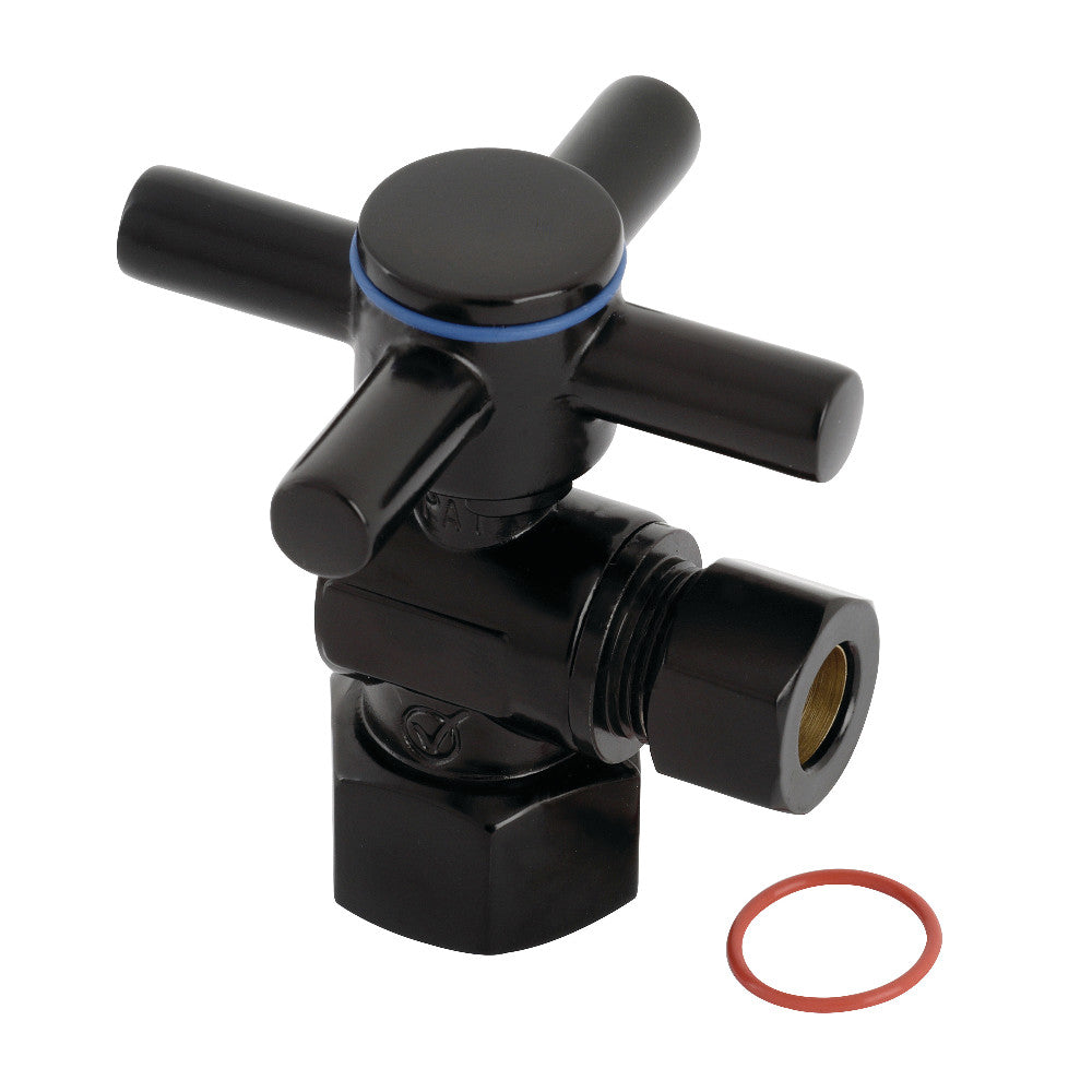 Kingston Brass Concord 1/2&quot; IPS x 3/8&quot; O.D. Quarter Turn Angle Stop Valve