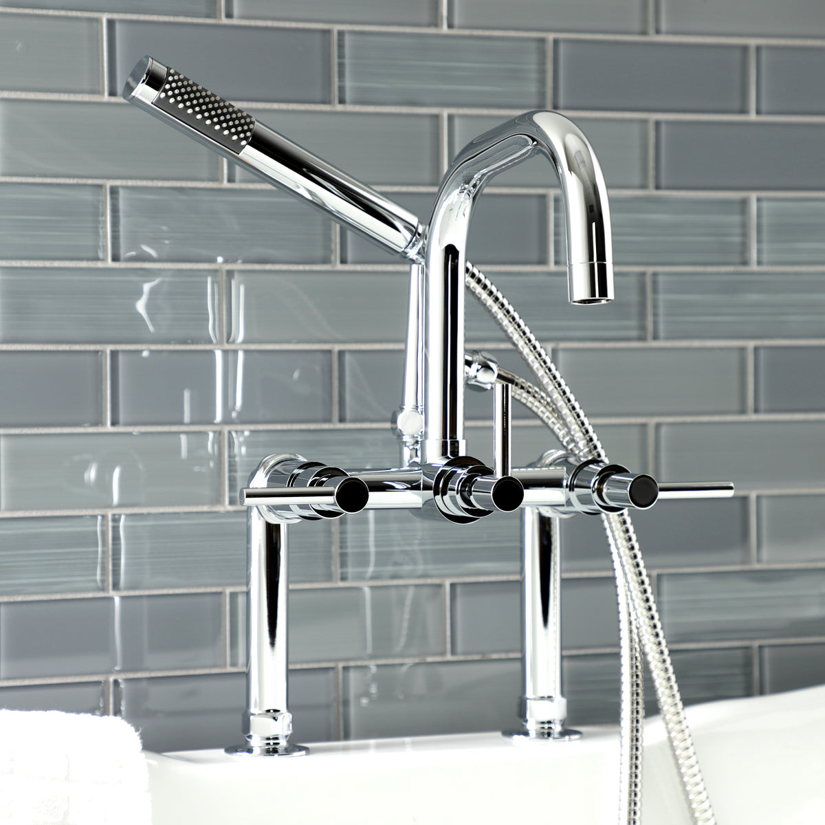 Concord Deck Mount Clawfoot Tub Faucet