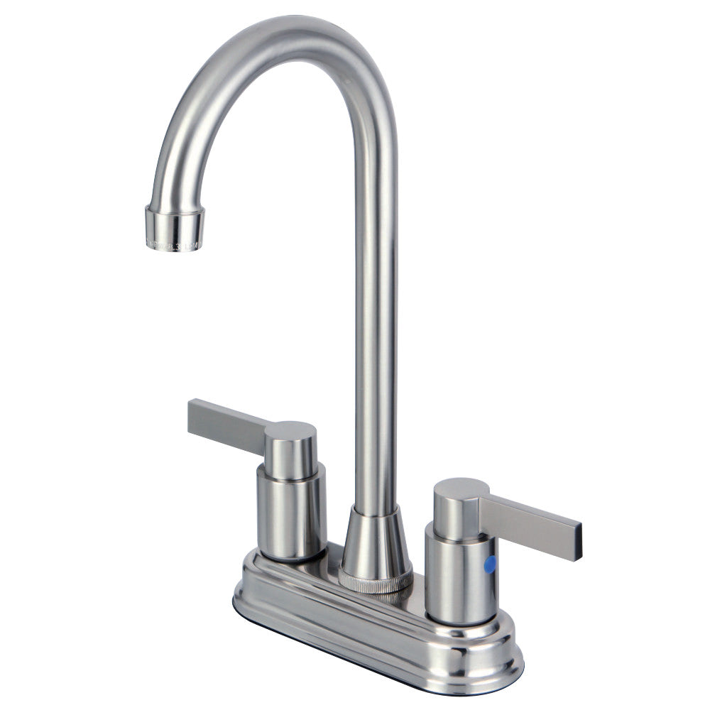 Kingston Brass KB8498NDL NuvoFusion 4&quot; Centerset Bar Faucet