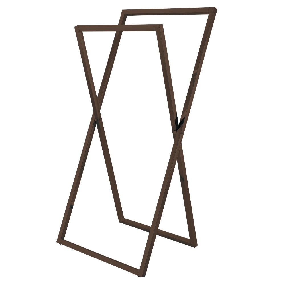 Kingston Brass Pedestal X Style Steel Construction Towel Rack