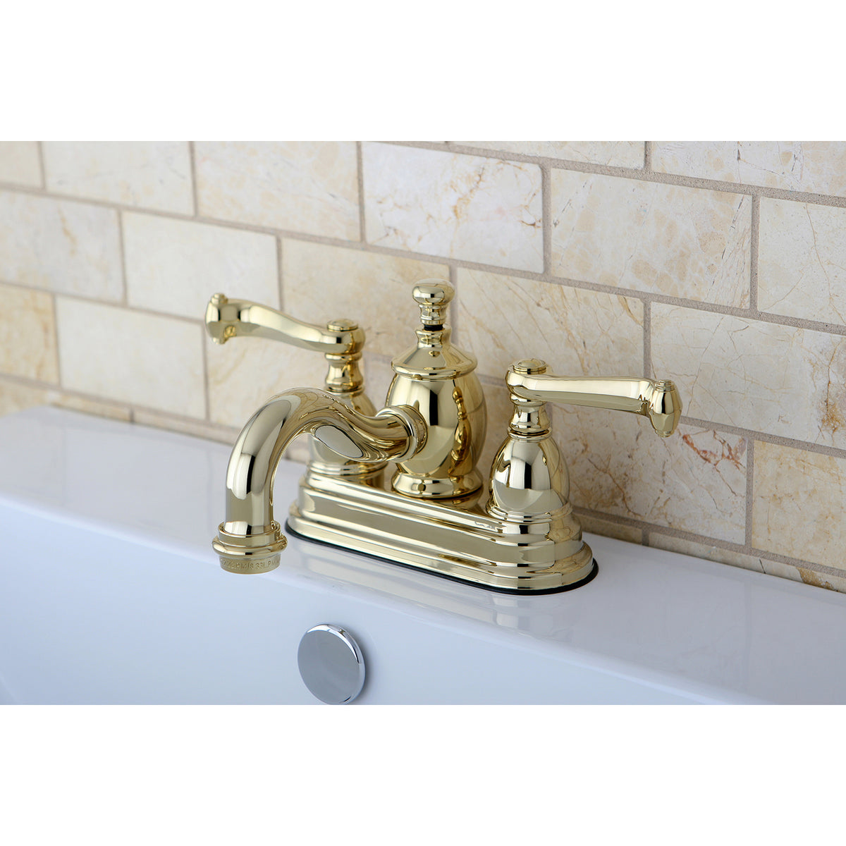Kingston Brass KS7102FL 4 in. Centerset Bathroom Faucet