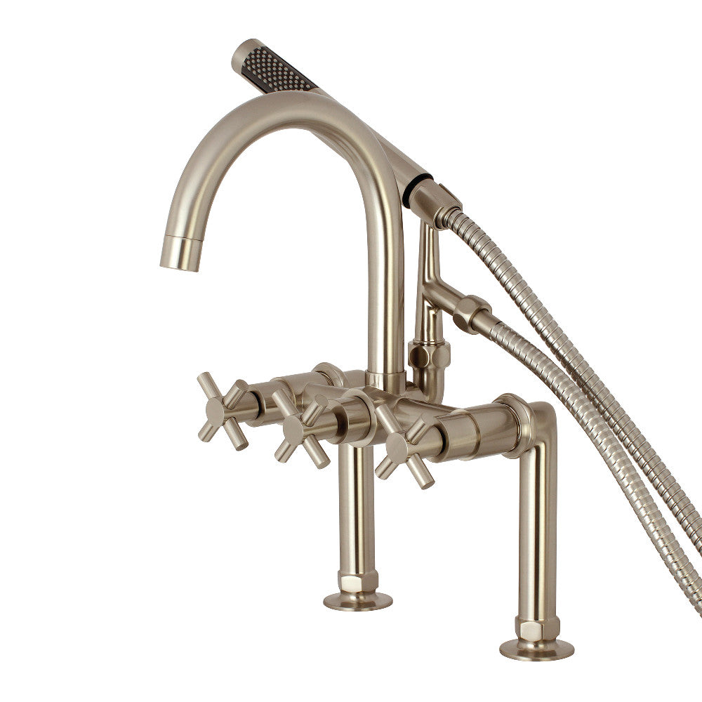 Aqua Vintage Concord 7-Inch Deck Mount Clawfoot Tub Faucet