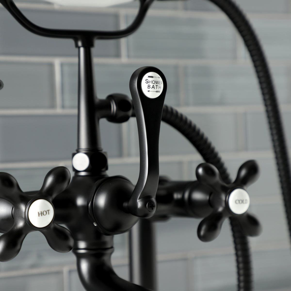 Auqa Vintage Deck Mount Clawfoot Tub Faucet