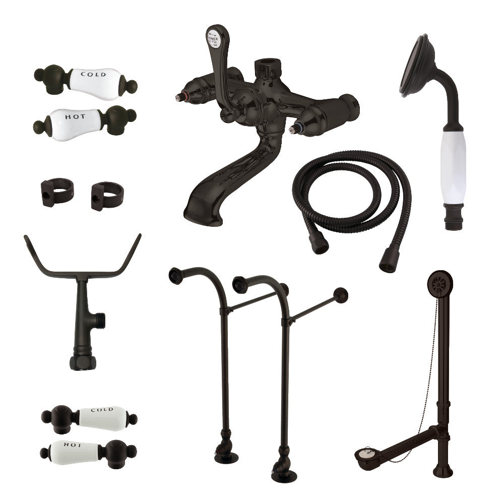 Vintage Freestanding Clawfoot Tub Faucet Combo