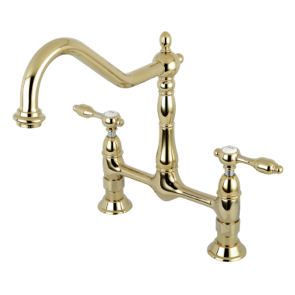 Kingston Brass KS1178TAL Tudor Bridge Kitchen Faucet