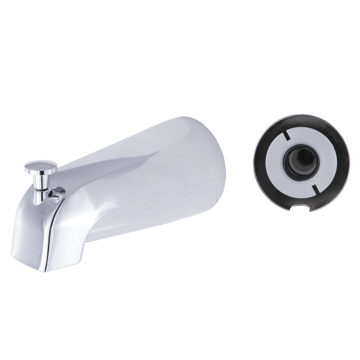 Kingston Brass Rear Threaded Tub Spout with Top Diverter