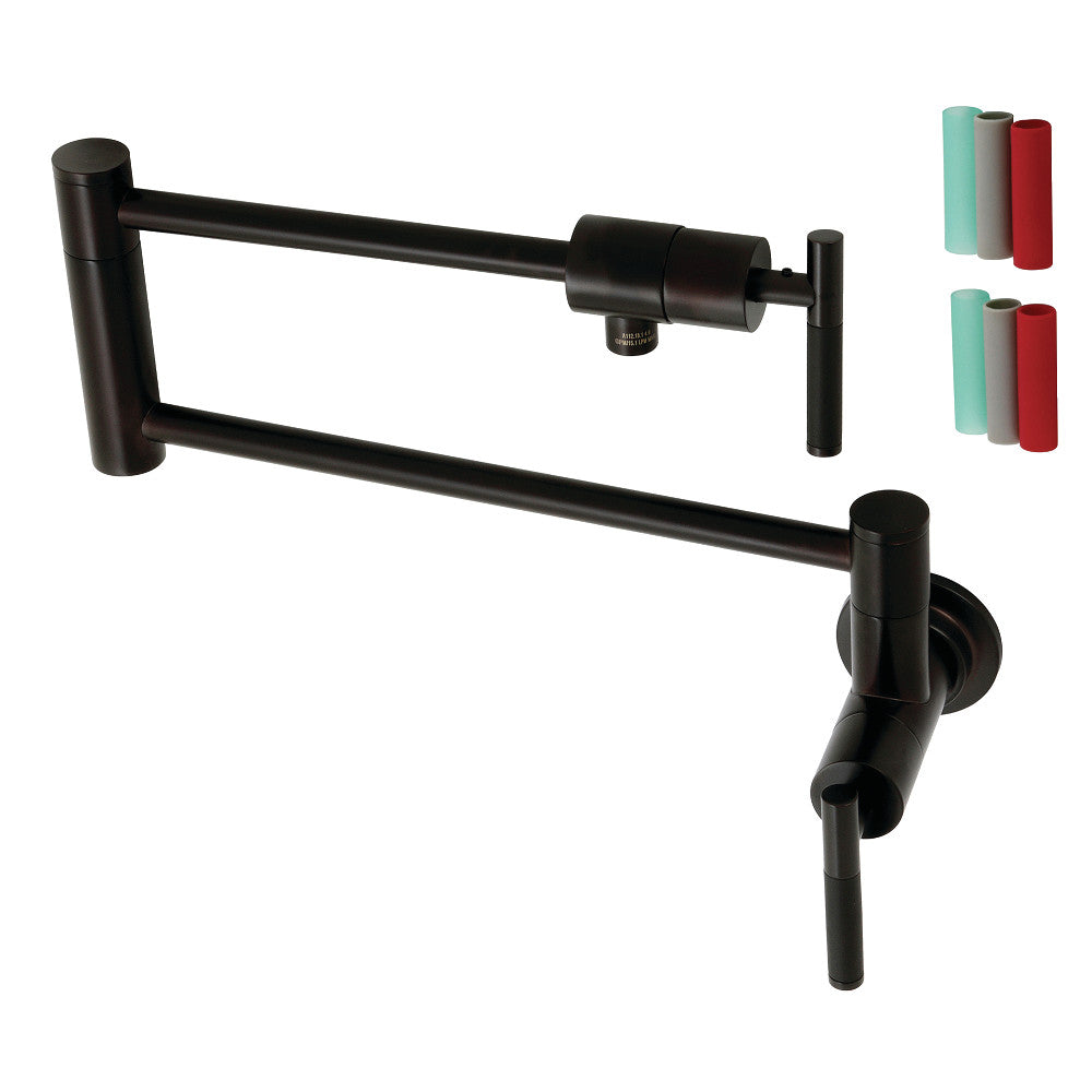 Kingston Brass KS4102CKL Kaiser Wall Mount Pot Filler Faucet