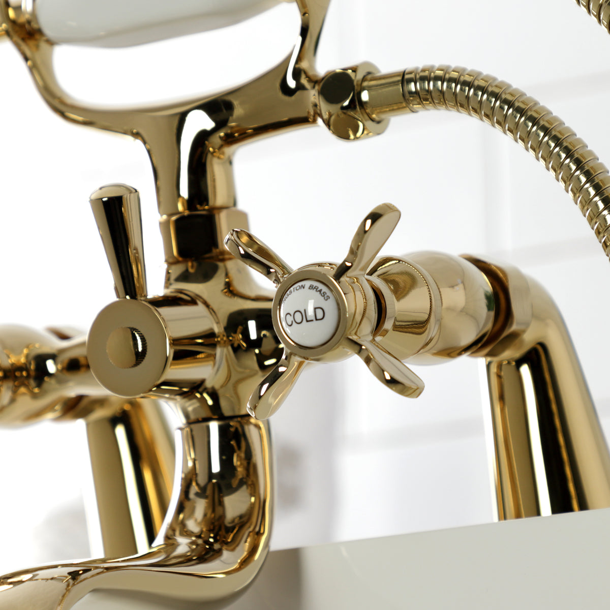 Essex Deck Mount Clawfoot Tub Faucet with Hand Shower