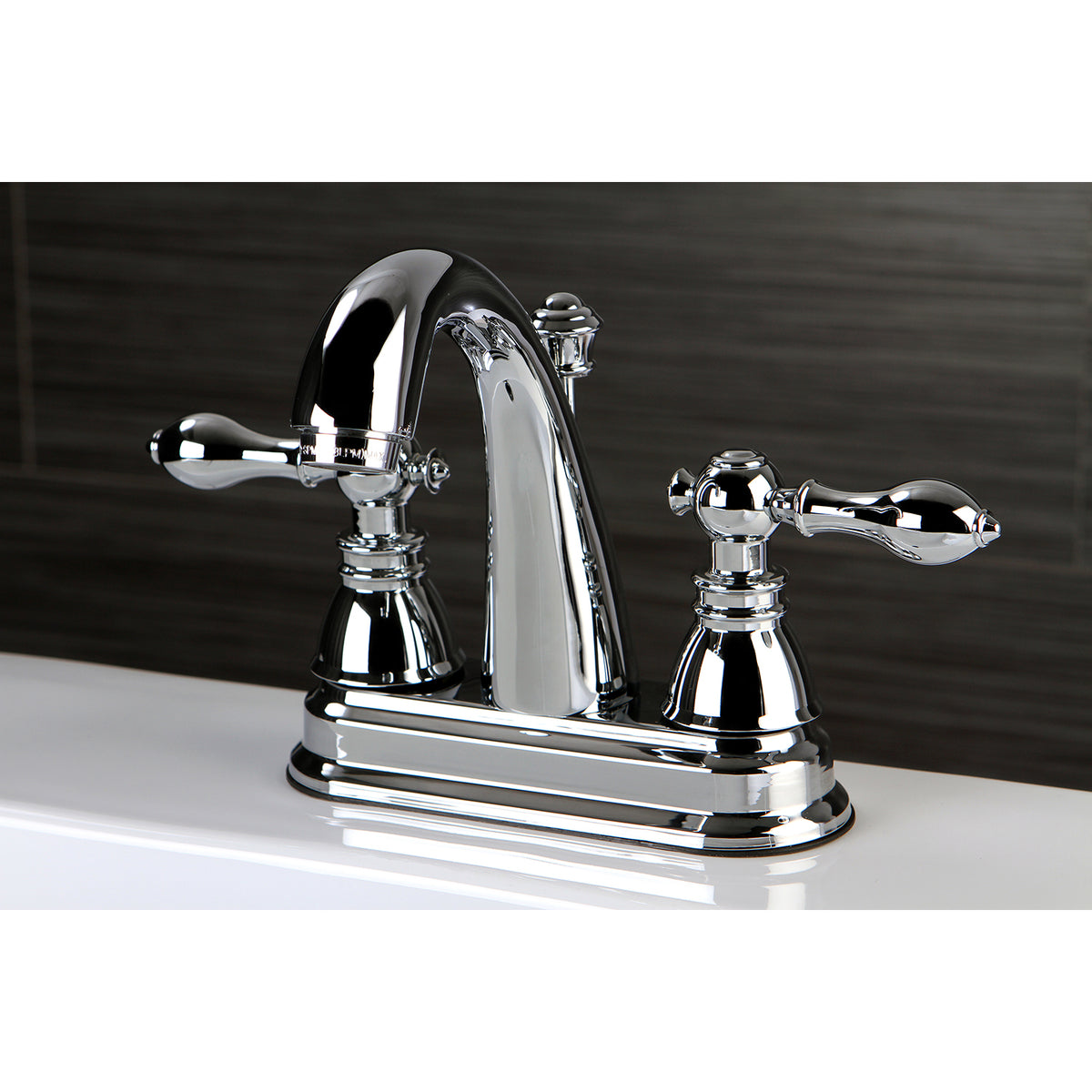 Fauceture FSY561ACLAC American Classic 4 in. Centerset Bathroom Faucet with Plastic Pop-Up