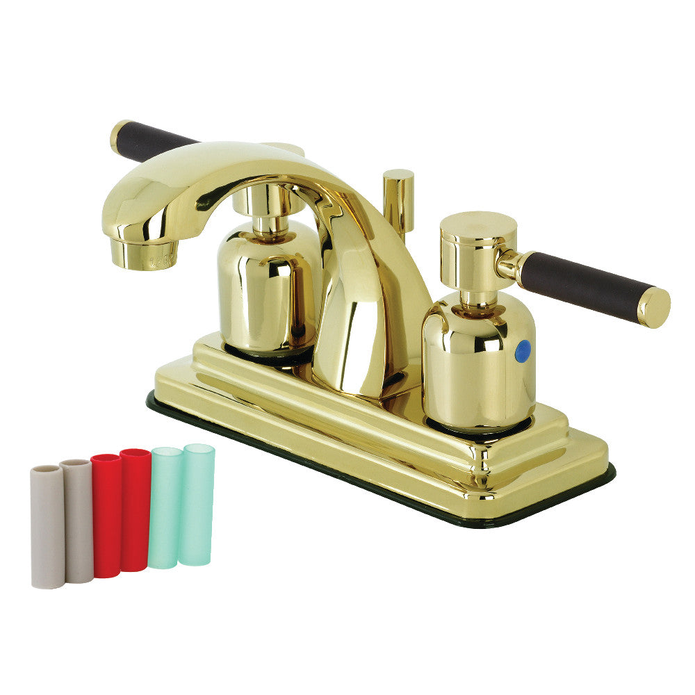 Kingston Brass KB4648DKL 4 in. Centerset Bathroom Faucet