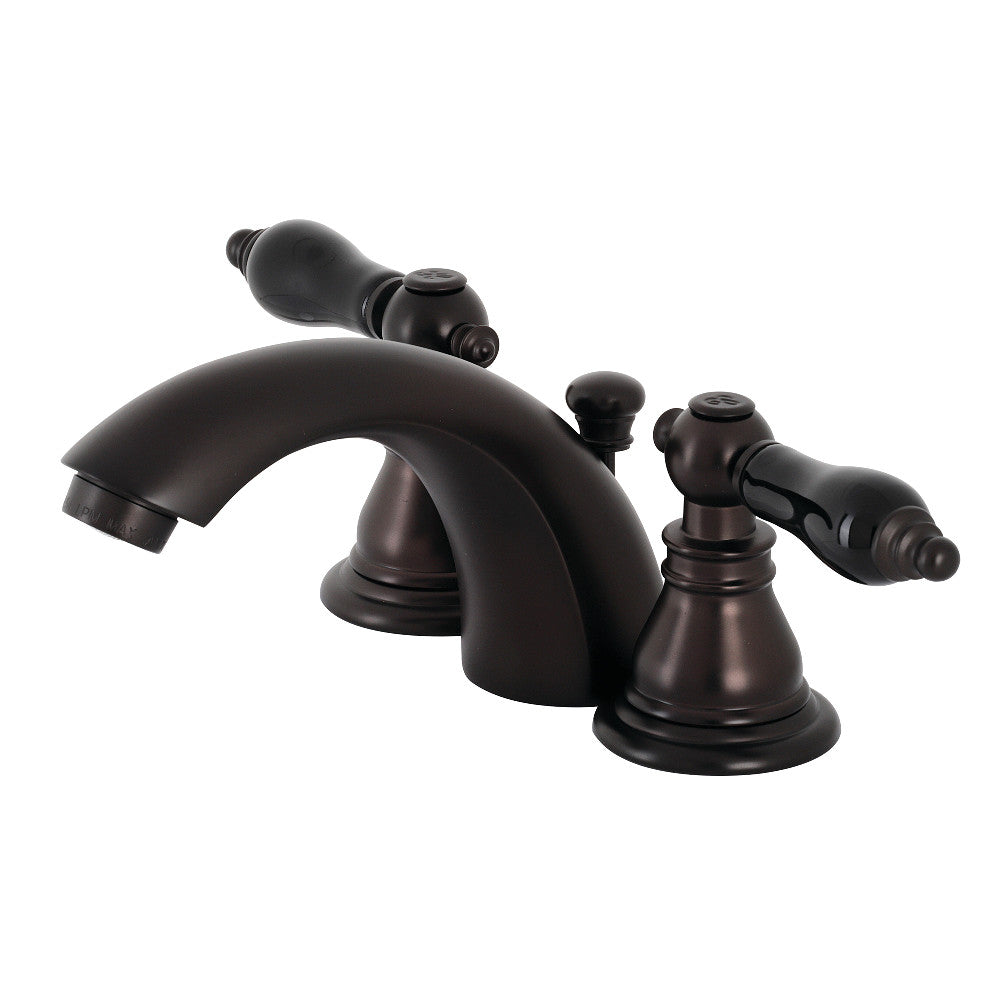 Kingston Brass KB958AKL Duchess Widespread Bathroom Faucet with Plastic Pop-Up