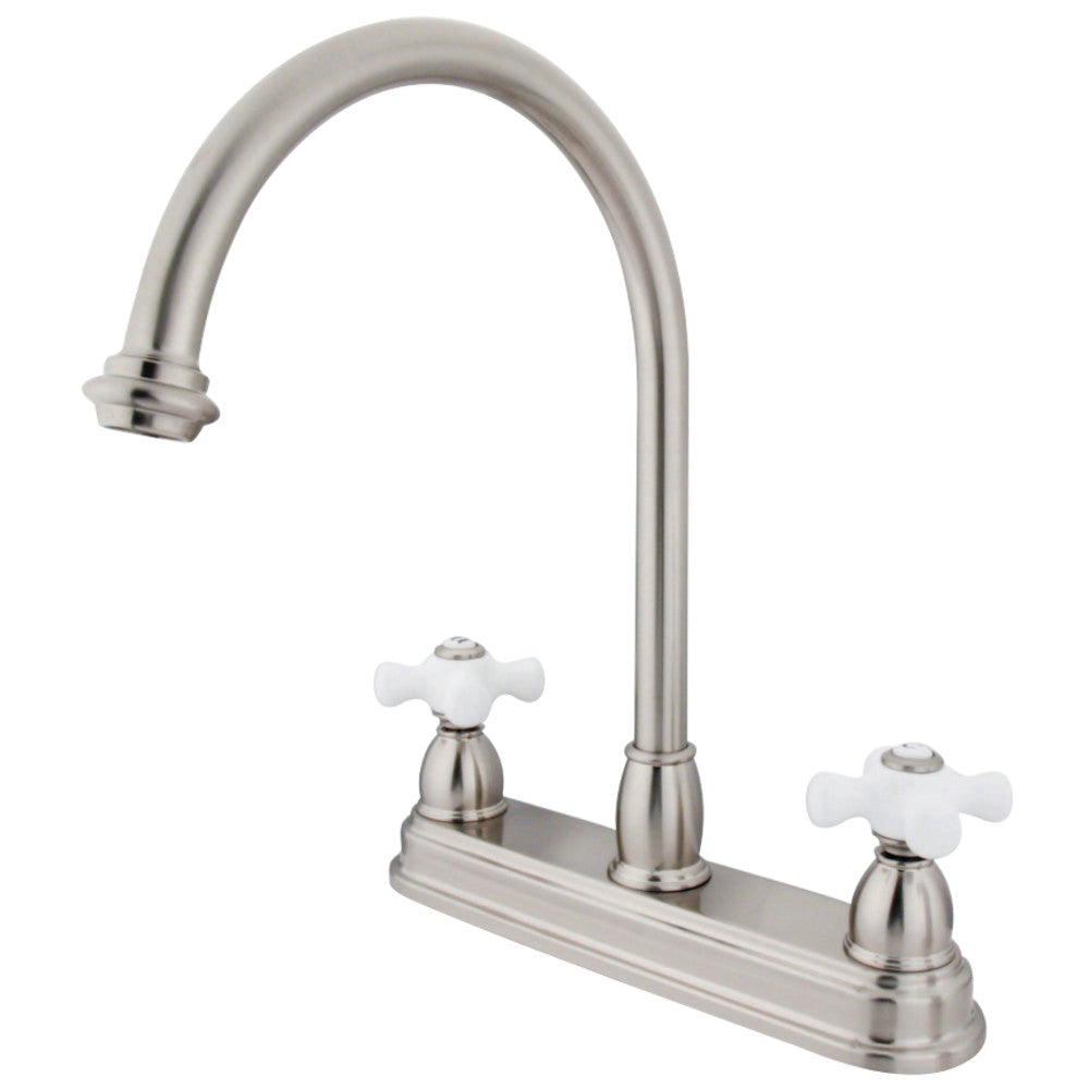 Kingston Brass KB3741PX Restoration Centerset Kitchen Faucet
